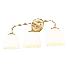 Golden Canada 6954-BA3 BCB-OP - Golden Lighting Dorinda 3-light Vanity in Brushed Champagne Brass
